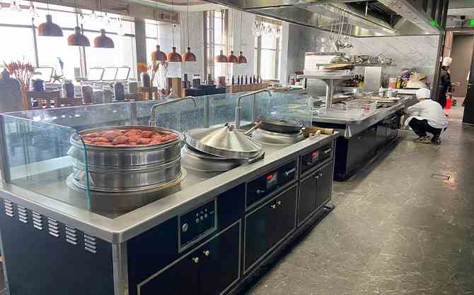 高端會所商用廚具展示圖片